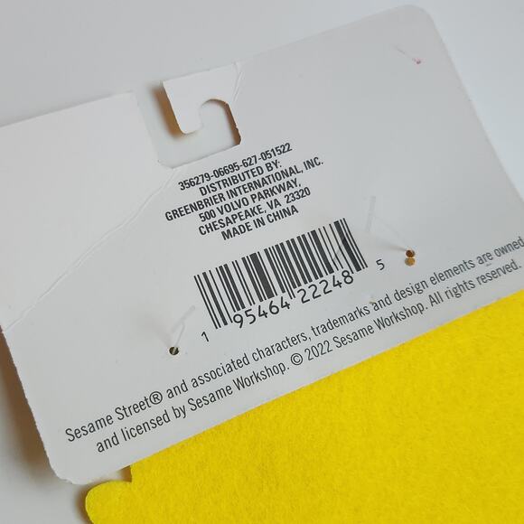 Sesame Street Felt Masks Set of 4 – Big Bird, Oscar the Grouch, Bert, and Ernie - Picture 10 of 10